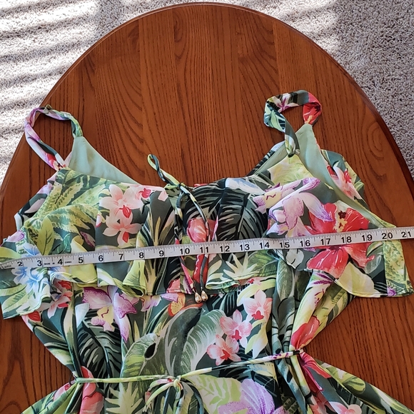 Tommy Bahama tropical floral strappy dress, size L - NEW - Picture 8 of 9